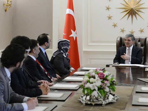 Cumhurbaşkanı Gül, Ensar Vakfı Heyetini Kabul Etti 